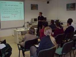 A demonstration at The Brussels showcase